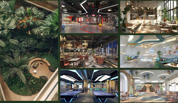 Không gian sống xanh lành mạnh tại A&T Saigon Riverside